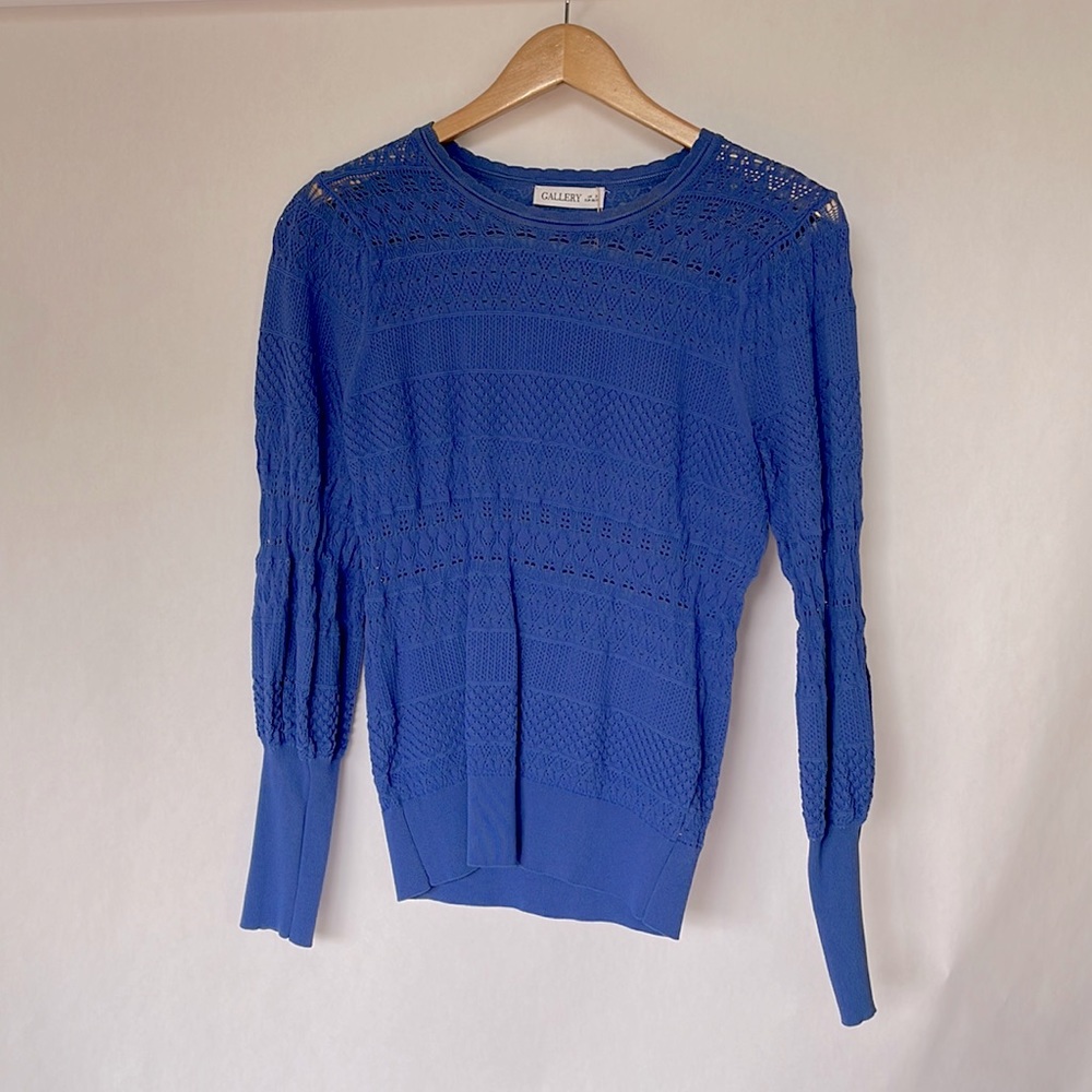 Indigo Gallery Knit Sweater